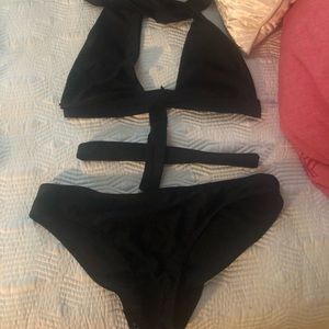 One/two piece swimsuit.